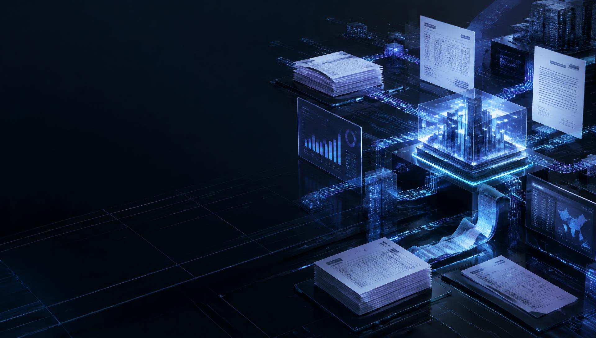 AI analyzing contracts, broker statements and tax data